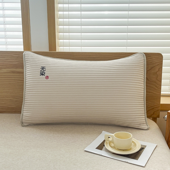 91家纺网 家纺一手货源 找家纺 （总）芙绣家纺 2025新款A类防水绣花夹棉枕套