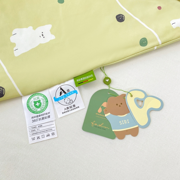 91家纺网 家纺一手货源 找家纺  （爆款花型 长期款 不断货）幼儿园宝宝婴儿被子儿童夏凉被牛奶针织棉夏凉被大豆被夏被空调被春秋被冬被 M系列--猫猫狗狗绿