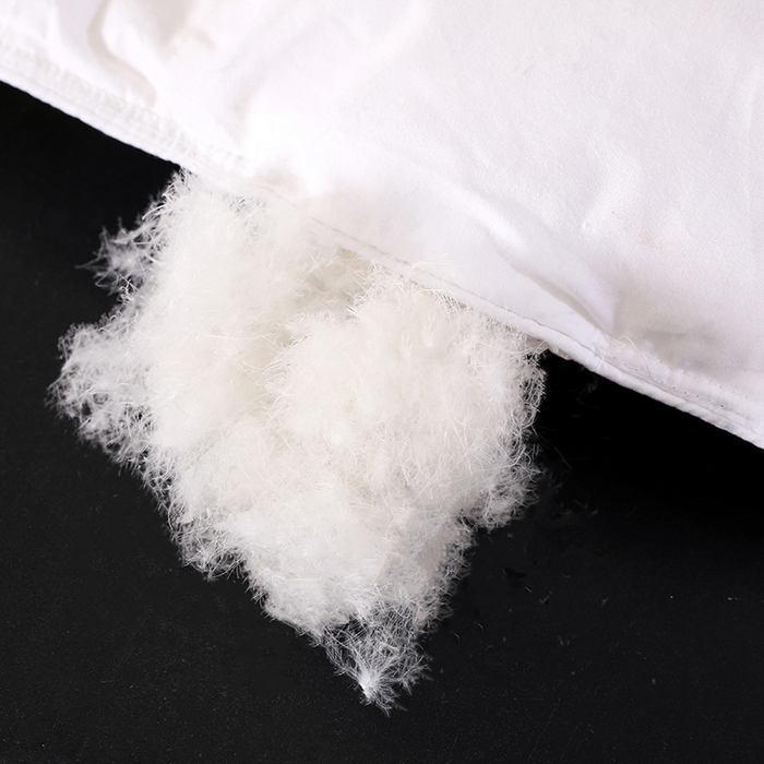 91家纺网 家纺一手货源 找家纺 呆头鹅羽绒工厂店 2025新款全棉防羽布羽绒被-标准款 白鹅绒鸭绒被子被芯羽绒工厂店 白色