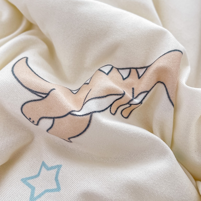 91家纺网 家纺一手货源 找家纺  （爆款花型 长期款 不断货）幼儿园宝宝婴儿被子儿童夏凉被牛奶针织棉夏凉被大豆被夏被空调被春秋被冬被 M系列--恐龙家族