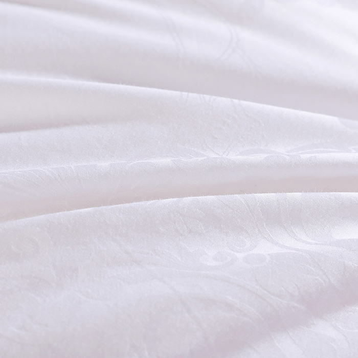 91家纺网 家纺一手货源 找家纺 呆头鹅羽绒工厂店2025新款150支全棉大提花羽绒被 白鹅绒鸭绒被子被芯羽绒工厂店 白色