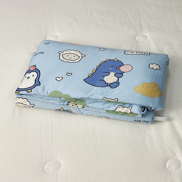 91家纺网 家纺一手货源 找家纺  （爆款花型 长期款 不断货）幼儿园宝宝婴儿被子儿童夏凉被牛奶针织棉夏凉被大豆被夏被空调被春秋被冬被 M系列--泡泡龙