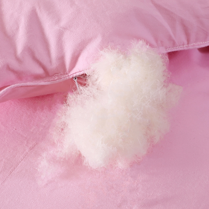 91家纺网 家纺一手货源 找家纺 呆头鹅羽绒工厂店 2025新款全棉防羽布羽绒被-标准款 白鹅绒鸭绒被子被芯羽绒工厂店 粉色