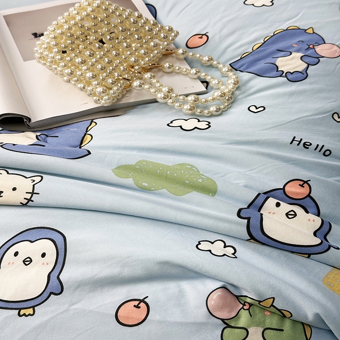 91家纺网 家纺一手货源 找家纺  （爆款花型 长期款 不断货）幼儿园宝宝婴儿被子儿童夏凉被牛奶针织棉夏凉被大豆被夏被空调被春秋被冬被 M系列--泡泡龙