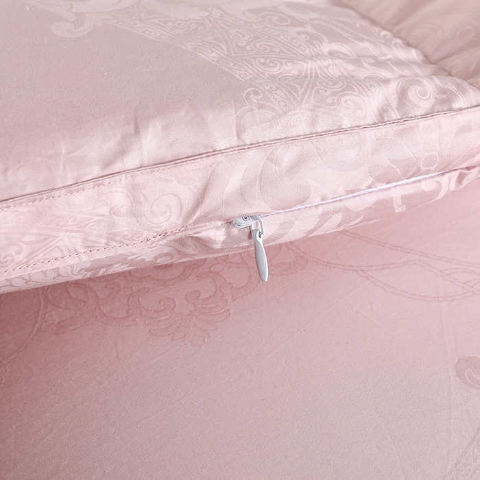 91家纺网 家纺一手货源 找家纺 呆头鹅羽绒工厂店2025新款150支全棉大提花羽绒被 白鹅绒鸭绒被子被芯羽绒工厂店 豆沙