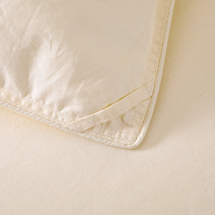 91家纺网 家纺一手货源 找家纺 呆头鹅羽绒工厂店 2025新款全棉防羽布羽绒被-标准款 白鹅绒鸭绒被子被芯羽绒工厂店 黄色