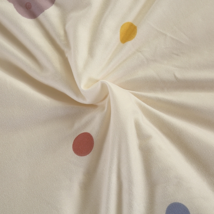 91家纺网 家纺一手货源 找家纺  （爆款花型 长期款 不断货）幼儿园宝宝婴儿被子儿童夏凉被牛奶针织棉夏凉被大豆被夏被空调被春秋被冬被 M系列--波点派对-米