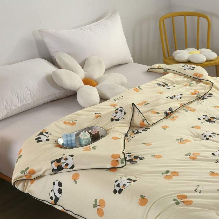 91家纺网 家纺一手货源 找家纺  （爆款花型 长期款 不断货）幼儿园宝宝婴儿被子儿童夏凉被牛奶针织棉夏凉被大豆被夏被空调被春秋被冬被 M系列--熊宝宝