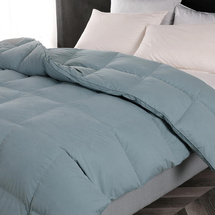 91家纺网 家纺一手货源 找家纺 （总）呆头鹅羽绒工厂店 2025新款100支全棉磨毛刺绣款羽绒被 白鹅绒鸭绒被子被芯羽绒工厂店