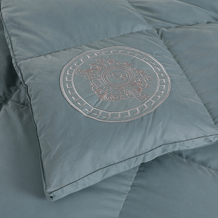 91家纺网 家纺一手货源 找家纺 （总）呆头鹅羽绒工厂店 2025新款100支全棉磨毛刺绣款羽绒被 白鹅绒鸭绒被子被芯羽绒工厂店