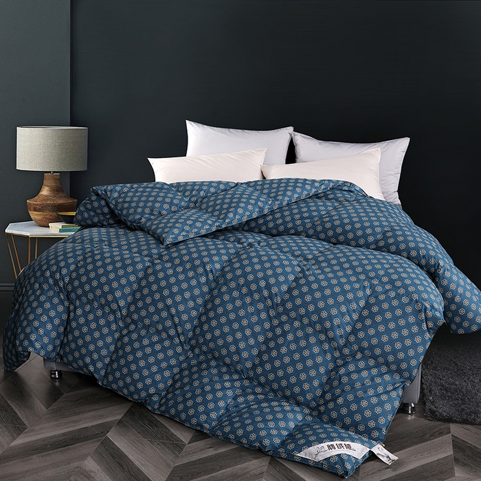 91家纺网 家纺一手货源 找家纺 （总）呆头鹅羽绒工厂店 2025新款100支全棉印花羽绒被 白鹅绒鸭绒被子被芯羽绒工厂店