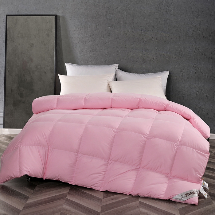 91家纺网 家纺一手货源 找家纺 （总）呆头鹅羽绒工厂店 2025新款100支全棉磨毛刺绣款羽绒被 白鹅绒鸭绒被子被芯羽绒工厂店