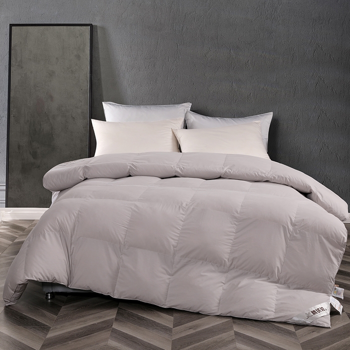 91家纺网 家纺一手货源 找家纺 （总）呆头鹅羽绒工厂店 2025新款100支全棉磨毛刺绣款羽绒被 白鹅绒鸭绒被子被芯羽绒工厂店