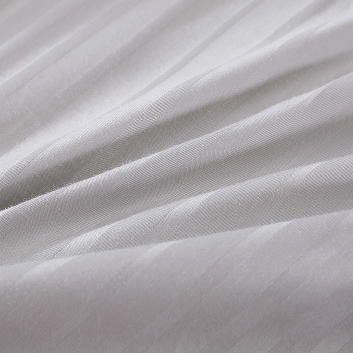 91家纺网 家纺一手货源 找家纺 呆头鹅羽绒工厂店 2025新款100支全棉缎纹羽绒被 白鹅绒鸭绒被子被芯羽绒工厂店 灰色缎纹