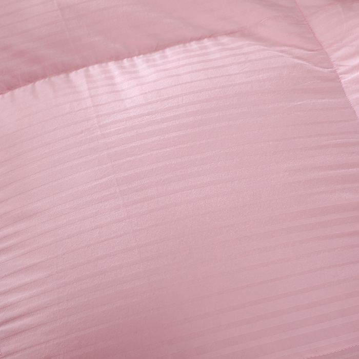 91家纺网 家纺一手货源 找家纺 呆头鹅羽绒工厂店 2025新款100支全棉缎纹羽绒被 白鹅绒鸭绒被子被芯羽绒工厂店 粉色缎纹