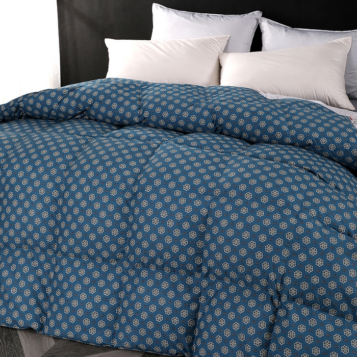 91家纺网 家纺一手货源 找家纺 呆头鹅羽绒工厂店 2025新款100支全棉印花羽绒被 白鹅绒鸭绒被子被芯羽绒工厂店 尼克翠绿