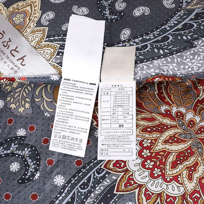 91家纺网 家纺一手货源 找家纺 呆头鹅羽绒工厂店 2025新款100支全棉印花羽绒被 白鹅绒鸭绒被子被芯羽绒工厂店 梦蝶