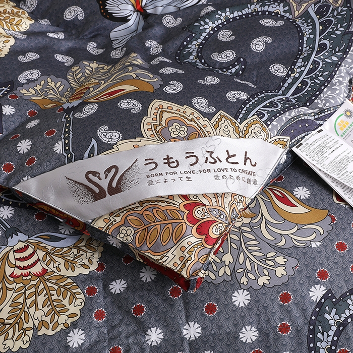 91家纺网 家纺一手货源 找家纺 呆头鹅羽绒工厂店 2025新款100支全棉印花羽绒被 白鹅绒鸭绒被子被芯羽绒工厂店 梦蝶