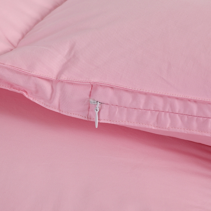 91家纺网 家纺一手货源 找家纺 呆头鹅羽绒工厂店 2025新款100支全棉磨毛刺绣款羽绒被 白鹅绒鸭绒被子被芯羽绒工厂店 粉色