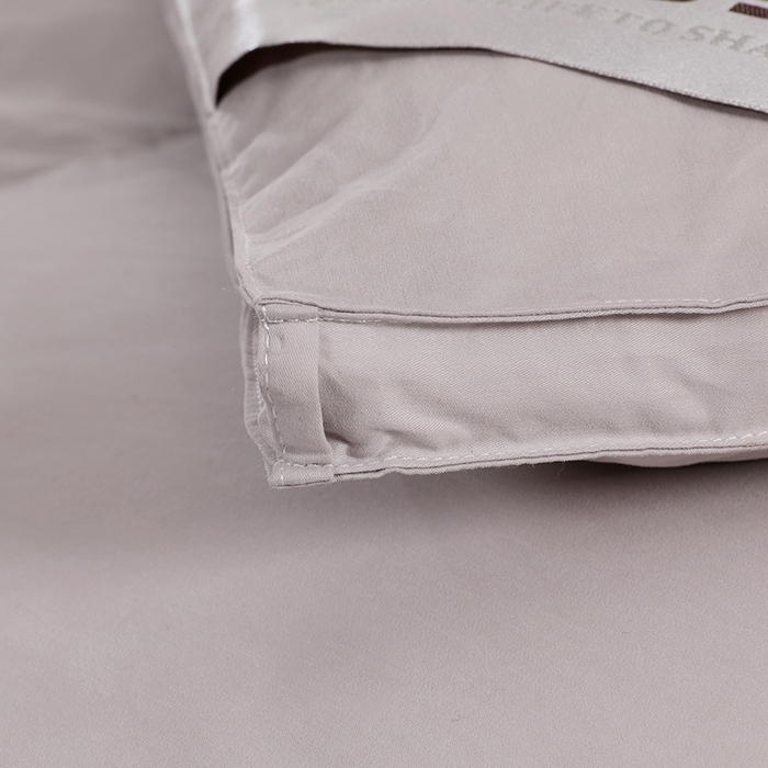 91家纺网 家纺一手货源 找家纺 呆头鹅羽绒工厂店 2025新款100支全棉磨毛刺绣款羽绒被 白鹅绒鸭绒被子被芯羽绒工厂店 灰色