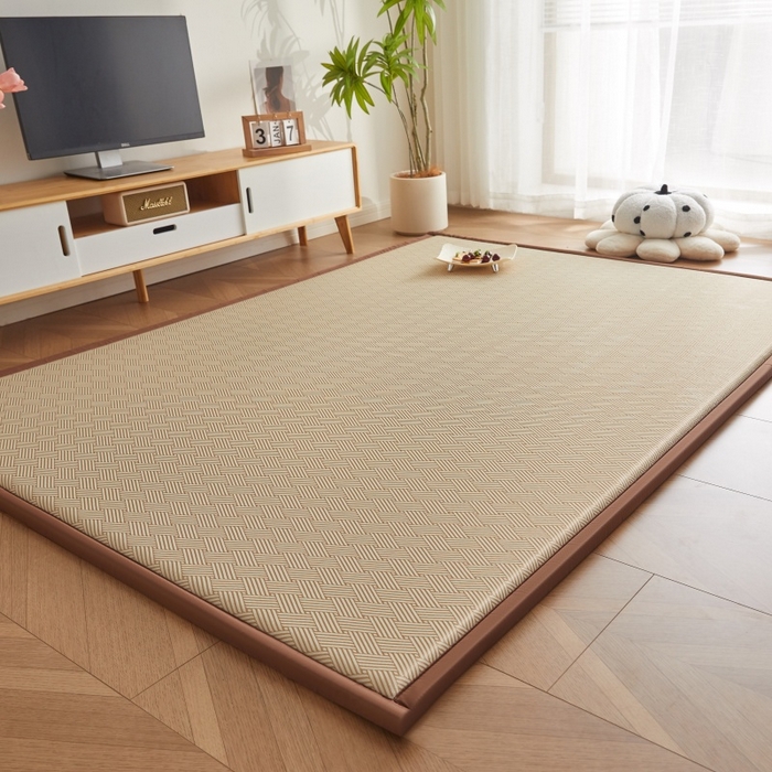 91家纺网 家纺一手货源 找家纺 （总）薇梦蚊帐 2025新款凉感丝印花地垫爬爬垫儿童垫学生垫