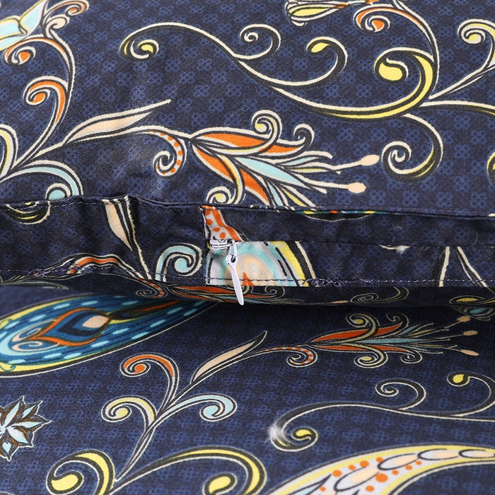 91家纺网 家纺一手货源 找家纺 呆头鹅羽绒工厂店 2025新款100支全棉印花羽绒被 白鹅绒鸭绒被子被芯羽绒工厂店 小轻奢宝石蓝