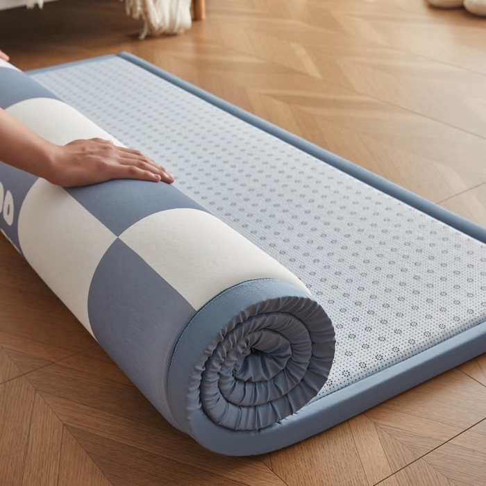 91家纺网 家纺一手货源 找家纺 薇梦蚊帐 2025新款凉感丝印花地垫 小奶狗