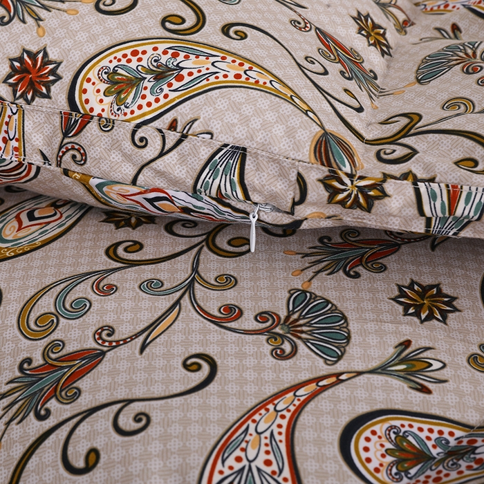 91家纺网 家纺一手货源 找家纺 呆头鹅羽绒工厂店 2025新款100支全棉印花羽绒被 白鹅绒鸭绒被子被芯羽绒工厂店 小轻奢米黄