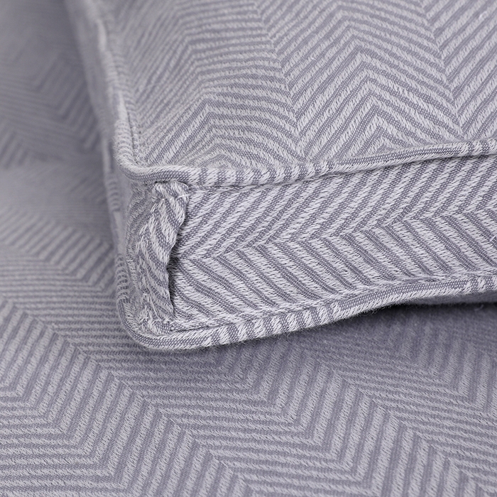 91家纺网 家纺一手货源 找家纺 （总）呆头鹅羽绒工厂店 2025新款80支羊绒棉千鸟格羽绒被 白鹅绒鸭绒被子被芯羽绒工厂店