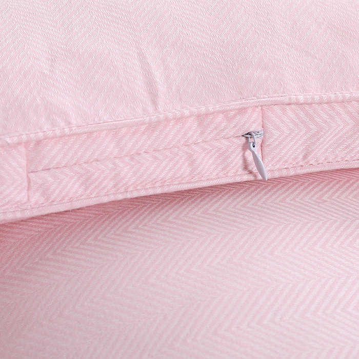 91家纺网 家纺一手货源 找家纺 呆头鹅羽绒工厂店 2025新款80支羊绒棉千鸟格羽绒被 白鹅绒鸭绒被子被芯羽绒工厂店 粉红千鸟格