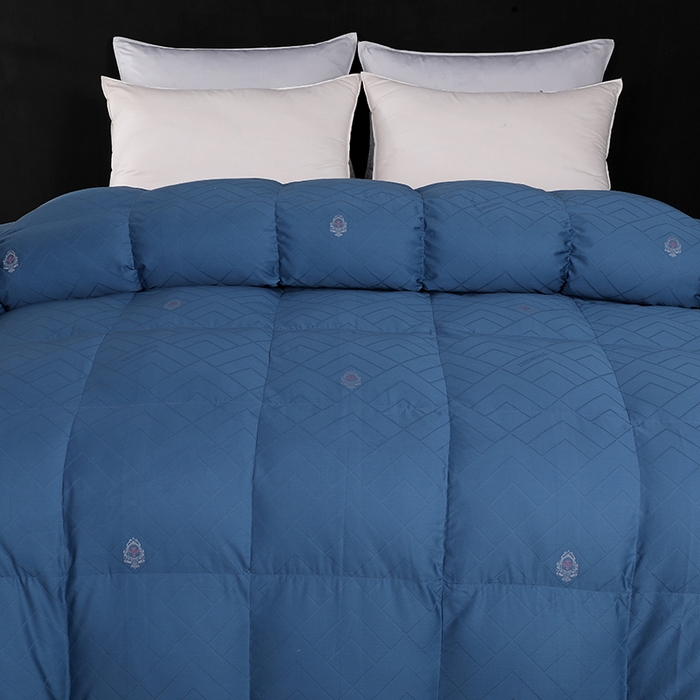 91家纺网 家纺一手货源 找家纺 （总）呆头鹅羽绒工厂店 2025新款80支全棉苏绣提花羽绒被 白鹅绒鸭绒被子被芯羽绒工厂店