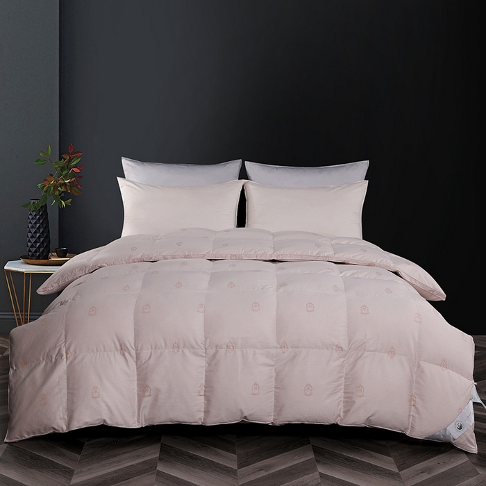 91家纺网 家纺一手货源 找家纺 （总）呆头鹅羽绒工厂店 2025新款80支丝光棉彩棉羽绒被 白鹅绒鸭绒被子被芯羽绒工厂店