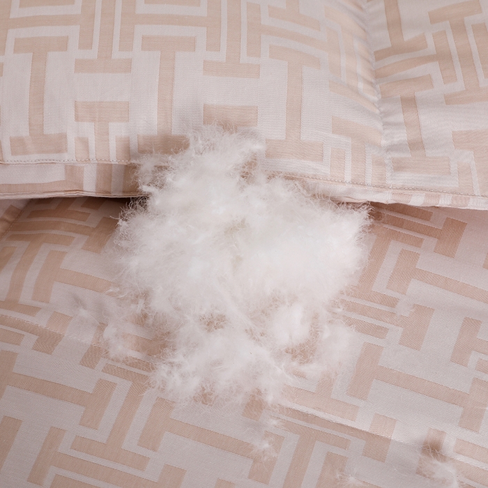 91家纺网 家纺一手货源 找家纺 呆头鹅羽绒工厂店 2025新款80支丝光棉彩棉羽绒被 白鹅绒鸭绒被子被芯羽绒工厂店 巴洛特格子卡其