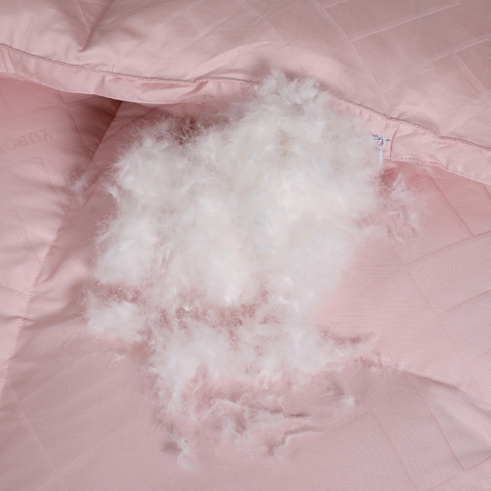 91家纺网 家纺一手货源 找家纺 呆头鹅羽绒工厂店 2025新款80支全棉苏绣提花羽绒被 白鹅绒鸭绒被子被芯羽绒工厂店 豆沙