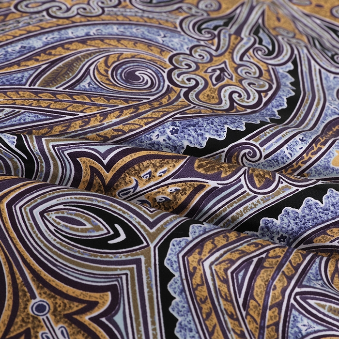 91家纺网 家纺一手货源 找家纺 呆头鹅羽绒工厂店 2025新款100支柔塞丝印花羽绒被 白鹅绒鸭绒被子被芯羽绒工厂店 伊顿紫