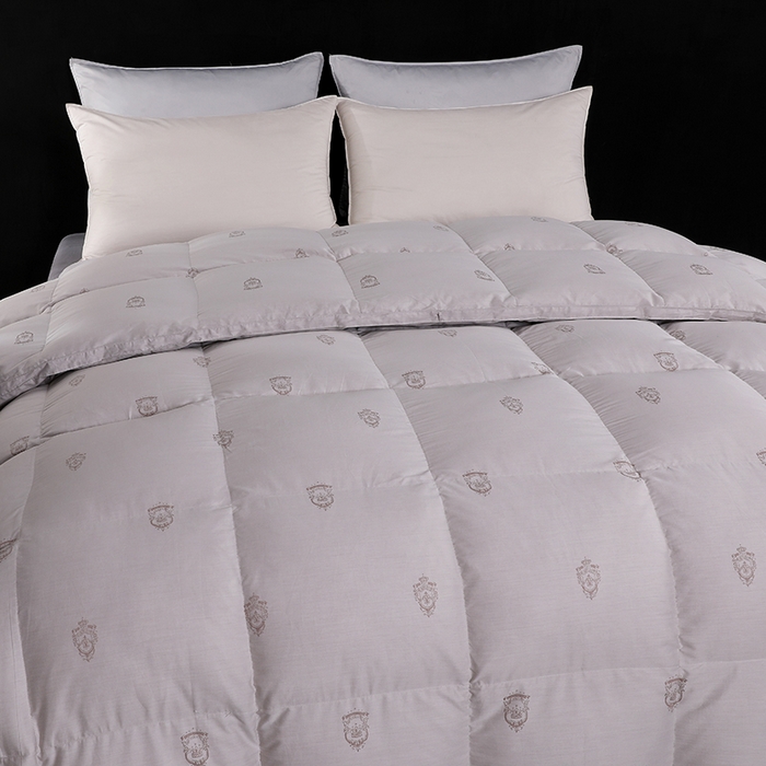 91家纺网 家纺一手货源 找家纺 呆头鹅羽绒工厂店 2025新款80支丝光棉彩棉羽绒被 白鹅绒鸭绒被子被芯羽绒工厂店 勋章烟灰