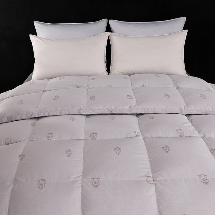 91家纺网 家纺一手货源 找家纺 呆头鹅羽绒工厂店 2025新款80支丝光棉彩棉羽绒被 白鹅绒鸭绒被子被芯羽绒工厂店 勋章烟灰