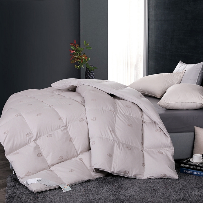 91家纺网 家纺一手货源 找家纺 呆头鹅羽绒工厂店 2025新款80支丝光棉彩棉羽绒被 白鹅绒鸭绒被子被芯羽绒工厂店 勋章烟灰