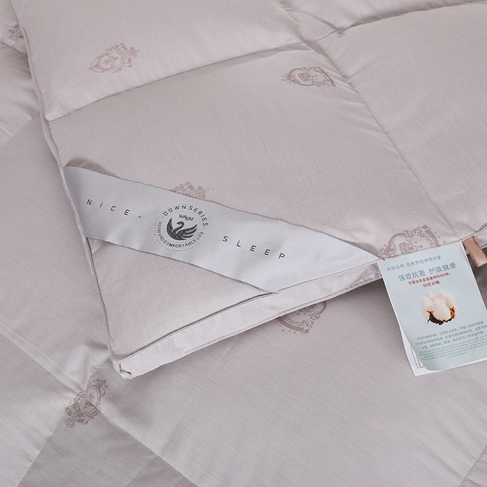 91家纺网 家纺一手货源 找家纺 呆头鹅羽绒工厂店 2025新款80支丝光棉彩棉羽绒被 白鹅绒鸭绒被子被芯羽绒工厂店 勋章烟灰