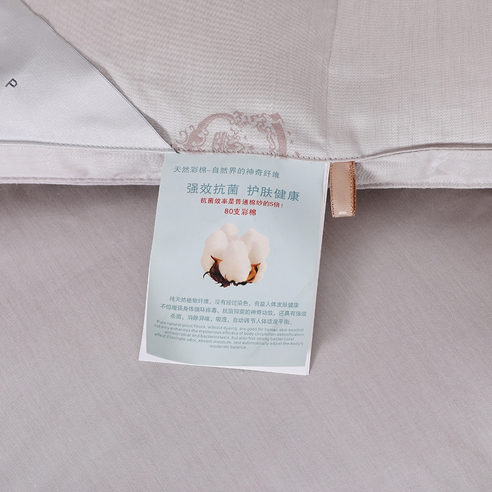 91家纺网 家纺一手货源 找家纺 呆头鹅羽绒工厂店 2025新款80支丝光棉彩棉羽绒被 白鹅绒鸭绒被子被芯羽绒工厂店 勋章烟灰