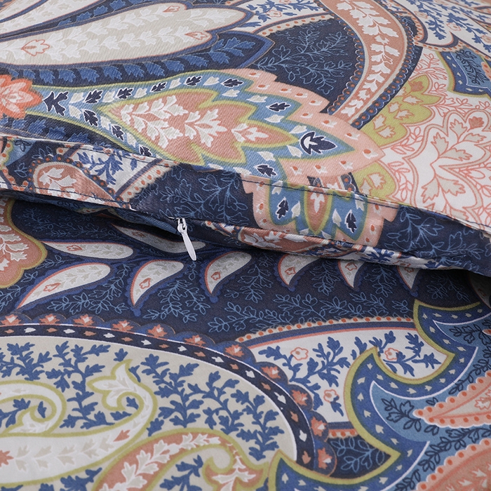 91家纺网 家纺一手货源 找家纺 呆头鹅羽绒工厂店 2025新款100支柔塞丝印花羽绒被 白鹅绒鸭绒被子被芯羽绒工厂店 羽翔粉紫