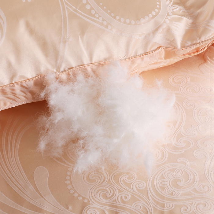 91家纺网 家纺一手货源 找家纺 （总）呆头鹅羽绒工厂店 2025新款大提花锁绒绸羽绒被 白鹅绒鸭绒被子被芯羽绒工厂店