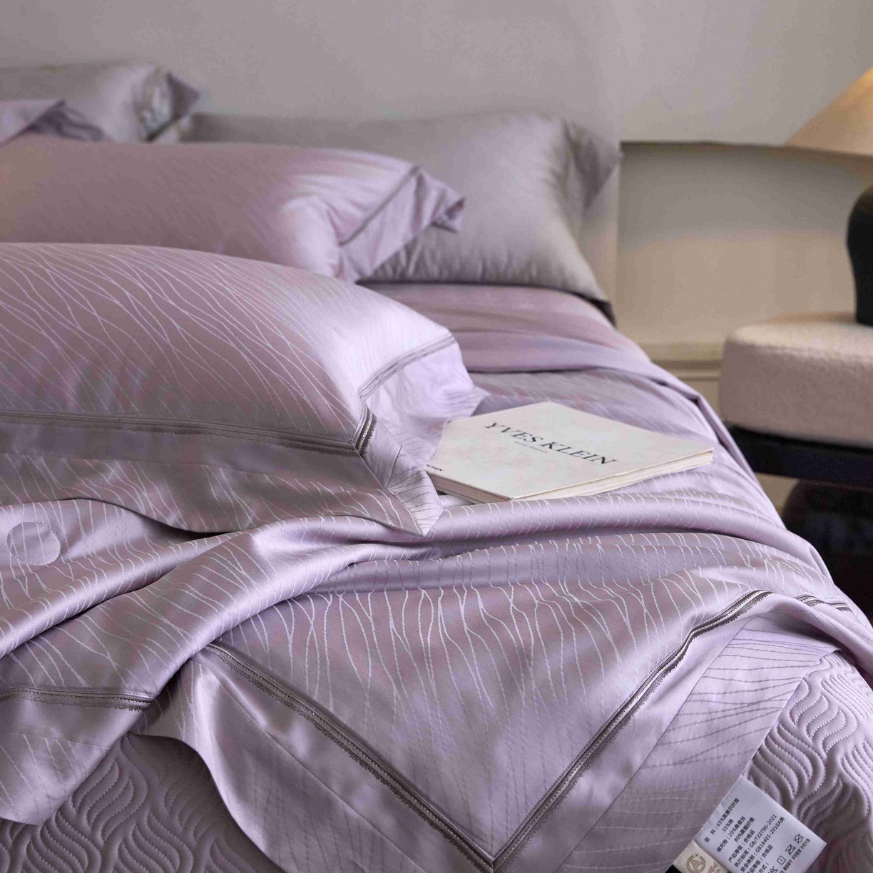 91家纺网 家纺一手货源 找家纺 （总）时亿家居 2025新款100支天丝棉提花床盖款夏被四件套【控价券后不低于 538】