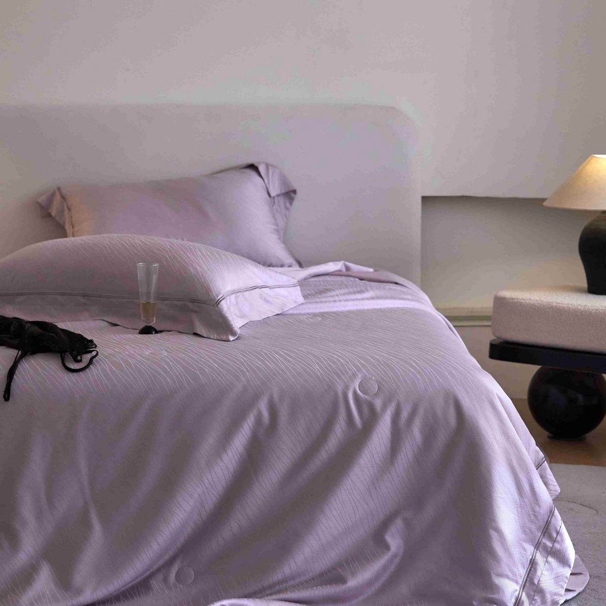 91家纺网 家纺一手货源 找家纺 （总）时亿家居 2025新款100支天丝棉提花床盖款夏被四件套【控价券后不低于 538】