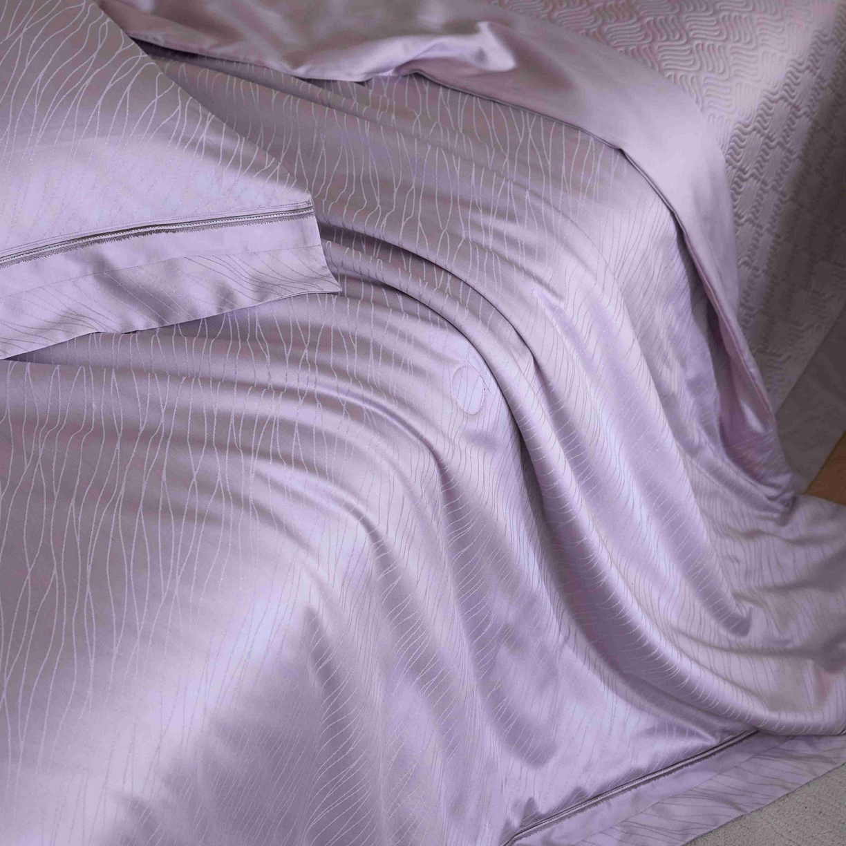 91家纺网 家纺一手货源 找家纺 （总）时亿家居 2025新款100支天丝棉提花床盖款夏被四件套【控价券后不低于 538】