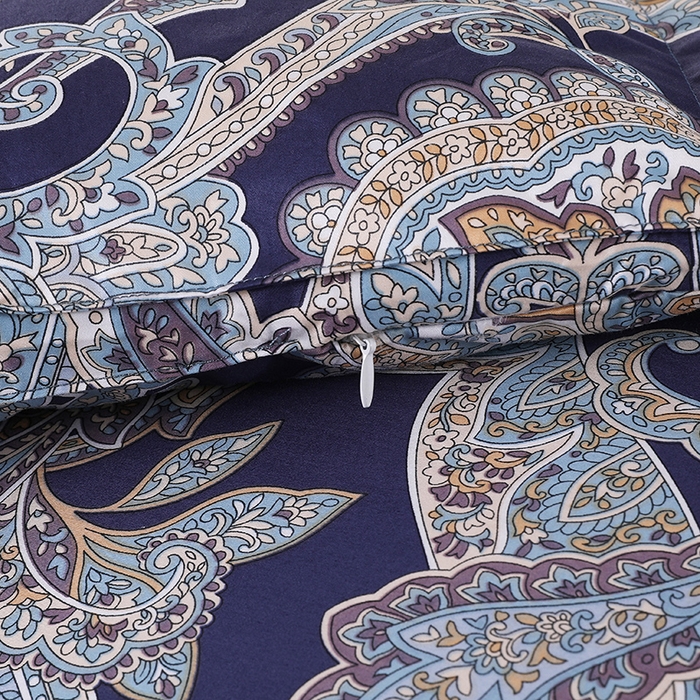 91家纺网 家纺一手货源 找家纺 呆头鹅羽绒工厂店 2025新款100支柔塞丝印花羽绒被 白鹅绒鸭绒被子被芯羽绒工厂店 黛尼雅宝兰