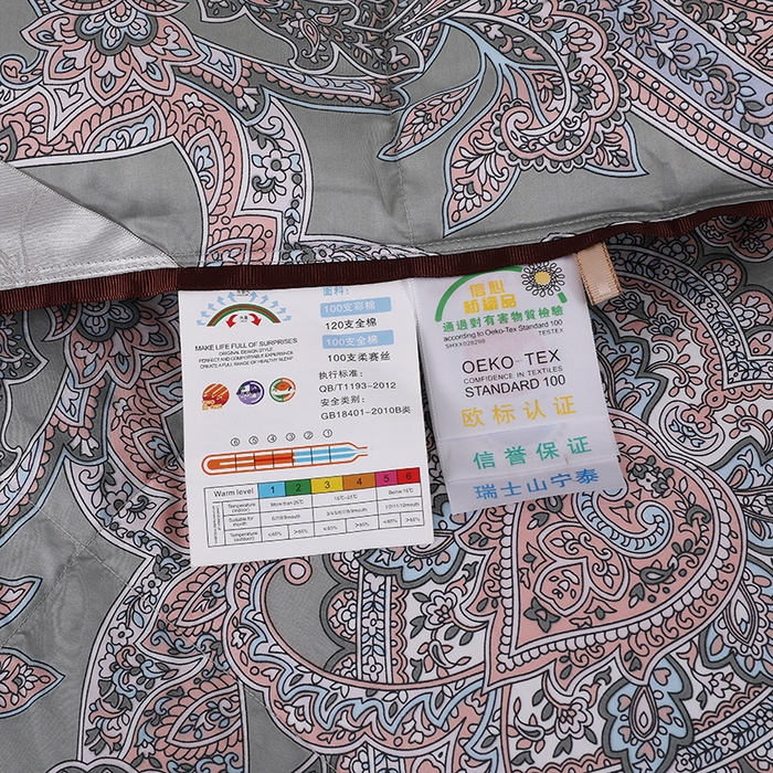 91家纺网 家纺一手货源 找家纺 呆头鹅羽绒工厂店 2025新款100支柔塞丝印花羽绒被 白鹅绒鸭绒被子被芯羽绒工厂店 黛尼雅抹茶绿