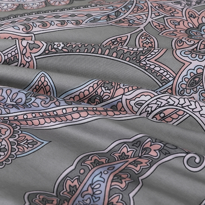 91家纺网 家纺一手货源 找家纺 呆头鹅羽绒工厂店 2025新款100支柔塞丝印花羽绒被 白鹅绒鸭绒被子被芯羽绒工厂店 黛尼雅抹茶绿