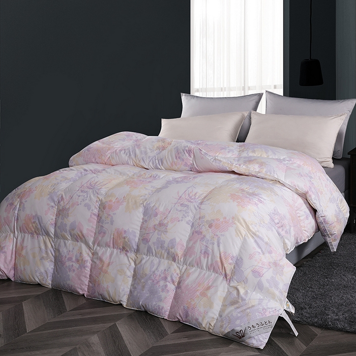 91家纺网 家纺一手货源 找家纺 呆头鹅羽绒工厂店 2025新款100支柔塞丝印花羽绒被 白鹅绒鸭绒被子被芯羽绒工厂店 富眠