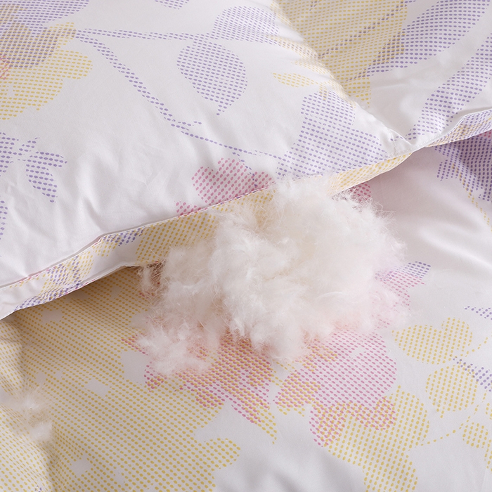 91家纺网 家纺一手货源 找家纺 呆头鹅羽绒工厂店 2025新款100支柔塞丝印花羽绒被 白鹅绒鸭绒被子被芯羽绒工厂店 富眠